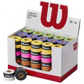 Caja de overgrips Wilson Comfort para raquetas de frontenis