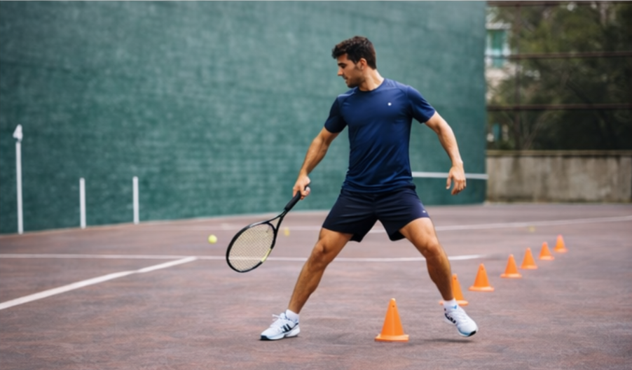 Rutina de entrenamiento de frontenis de nivel intermedio