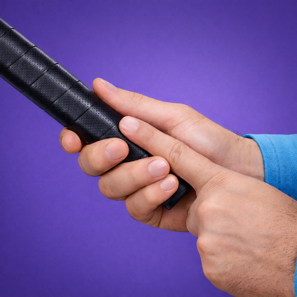 Cómo comprobar el tamaño del grip con la mano en la empuñadura